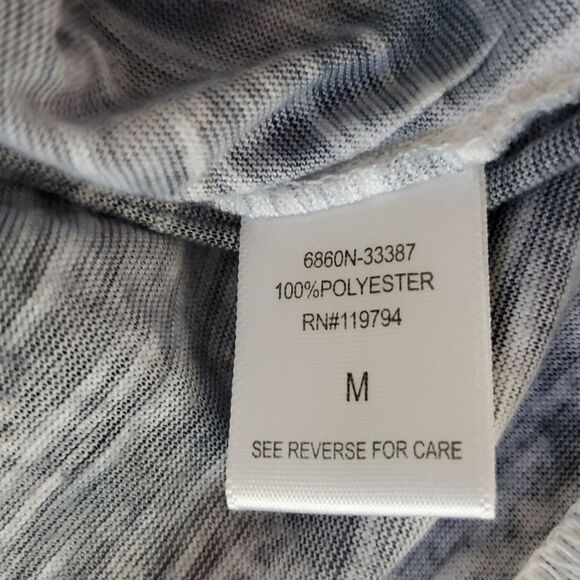 Butterfly rhinestone-adorned top with fluttery sleeves by OneWorld / Women's Med - Picture 7 of 8